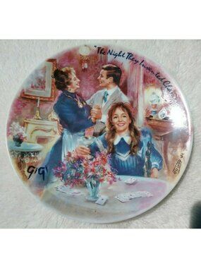Gigi The Night They Invented Champagne Collectible Wall Art Display Plate 8.5"